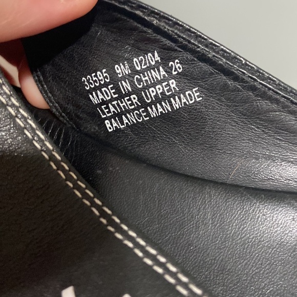 Clarks Y2K 2004 Chunky Sandal Leather Black & White Sandals sz 9 GREAT CONDITION - Picture 5 of 17